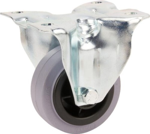 Koła skrętne z czarnymi oponami gumowymi 3478PIR080P62 - Intertraktor