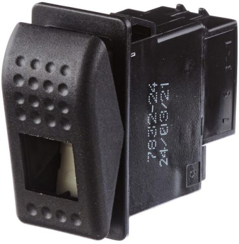 Przełącznik kołyskowy, (I)-0-(-II), 5-pin 6GM007832241 - Intertraktor