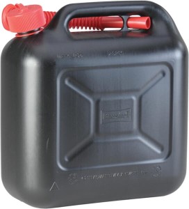 Kanister z tworzywa czarny Hünersdorff, 10 l JK8128