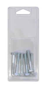 Śruba pół gwint M8x45 mm kl.8.8 ocynk 6 szt. KR931845P006