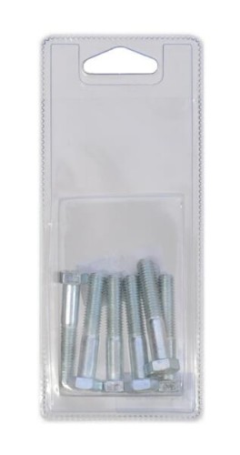 Śruba pół gwint M8x45 mm kl.8.8 ocynk 6 szt. KR931845P006 - Intertraktor