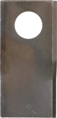 Nożyk kosiarki rotacyjnej lewy 100x48x3 mm otwór Ø 23 mm okrągły pasuje do Mörtl 25 szt. T683LKR - Intertraktor