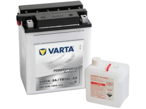 Akumulator 12V 14Ah 190A Powersports Freshpack VARTA 514011019I314PS - Intertraktor