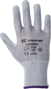 Rękawice odporne na przecięcie, szare, roz. 11/2XL Protect Kramp KG0200211