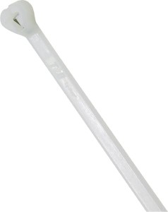 Opaska kablowa 4.8x186 mm biała, Nylon/Stal szlachetna, max. Ø 45 mm op. 100 szt. Thomas & Betts TY525MR