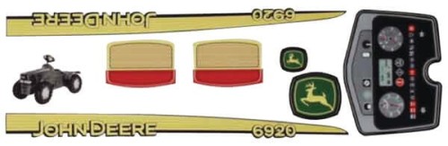 Zestaw naklejek do JD 6920 67400020000 - Intertraktor