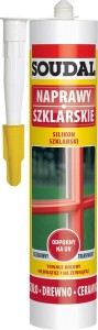 Silikon szklarski, bezbarwny 280 ml 137666SOU