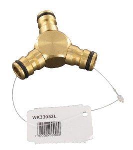 Łącznik trójnik 1/2" mosiądz Geka WK33052L