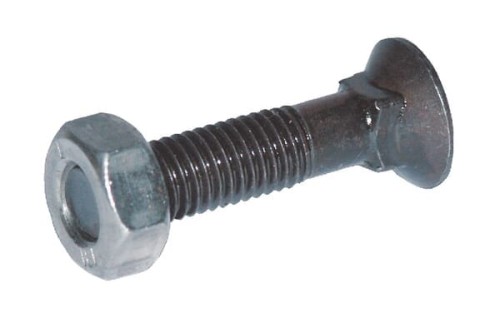 Śruba płużna 4-kątna z podsadzeniem DIN 608, M16 x 90 mm kl. 8.8 z nakrętką 1690VK - Intertraktor
