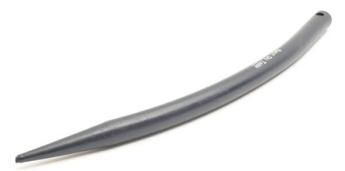 Ząb ładowacza, wygięty zamykający, profil okrągły 25x485 mm końcówka szpiczasta z otworem Ø 10.5 na kołek sprężysty czarny FST FT9026 - Intertraktor