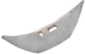 Redliczka 250x85x8 mm obracalna wzmocniona wygięta, 2-otw. pasująca do Boisselet Kramp CP0005