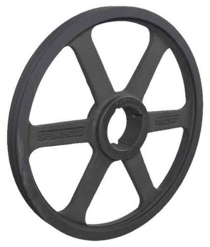 Koło pasowe klinowe A lub SPA 2 rowki średnica 455.50 mm na tuleję Taperlock 2517 Kramp 450A2TL - Intertraktor