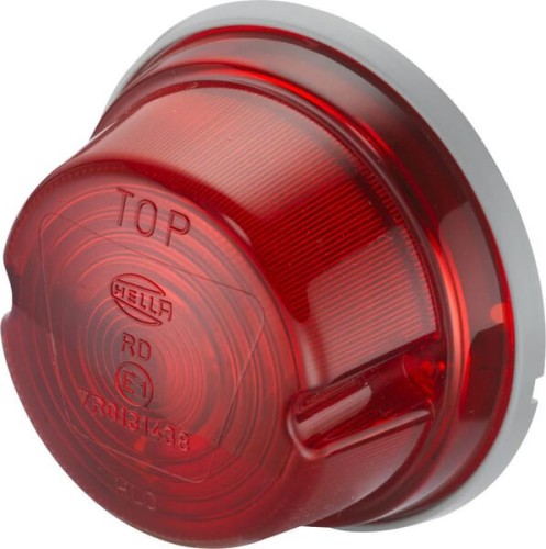 Lampa tylna zespolona, okrągła 12/24V czerwona przykręcana Hella 2SA001259751 - Intertraktor