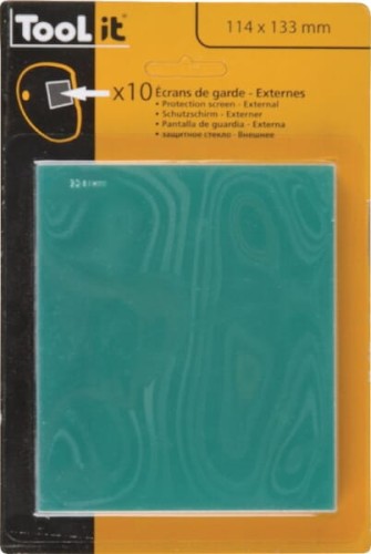 Szkło ochronne spawalnicze, bezbarwne 114x133 mm zewnętrzne 10 szt. 043893GYS - Intertraktor