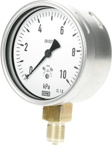 Manometr Ø 60 mm RIV520 przyłącze dolne 1/4" 5377RIV5201460
