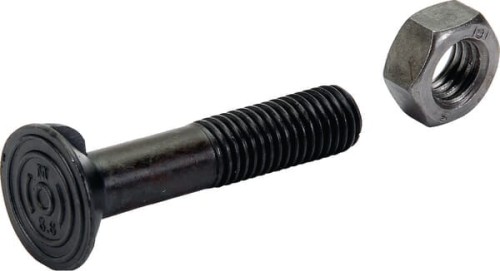 Śruba płużna 2-noskowa DIN11014 M14x70 mm kl. 8.8 z nakrętką 14702N - Intertraktor