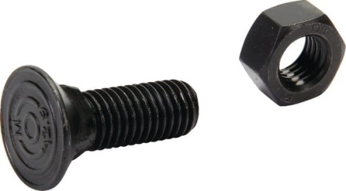 Śruba płużna 4-kątna z podsadzeniem DIN 608, M12 x 35 mm kl. 12.9 z nakrętką 1235129VK - Intertraktor