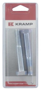 Śruba pół gwint M12x80 mm kl.8.8 ocynk 2 szt. KR9311280P002