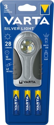 Latarka LED Silver Light 3AAA Varta VT16647 - Intertraktor
