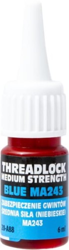 Preparat zabezpieczający gwinty MA Professional, niebieski 6 ml 1032972088 - Intertraktor