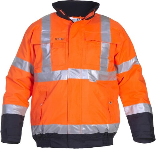 Kurtka pilotka Hi-vis, pomarańczowy-niebieski, rozmiar 4XL, Tenderline, Hydrowear 0520004XL - Intertraktor
