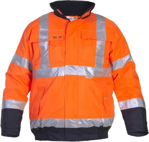 Kurtka pilotka Hi-vis, pomarańczowy-niebieski, rozmiar XL, Tenderline, Hydrowear 052000XL