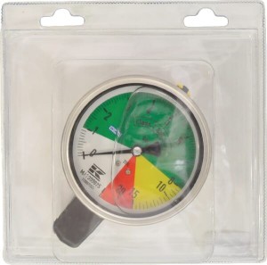 Manometr Ø 100 mm przyłącze dolne 1/4" odporny na RSM 0-8 bar NMA1000825P001