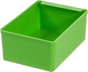 Wkład skrzynki 117x83x48 mm zielony z tworzywa, D48 2200470