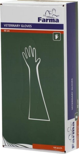 Rękawice weterynaryjne 90 cm 101002FA - Intertraktor
