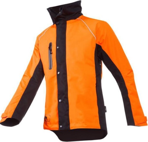 Kurtka przeciwdeszczowa, pomarańczowy-czarny, rozmiar M, Outdoor, SIP 1SLROBM - Intertraktor