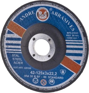 Tarcza do cięcia stali Andre, wypukła 125 x 3 x 22 1861162230