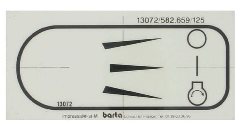 Naklejka – klucz ET13072 - Intertraktor