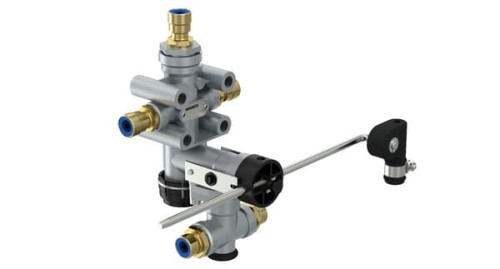 Zawór poziomujący zawieszenia + zawór odcinający 4640062010 - Intertraktor