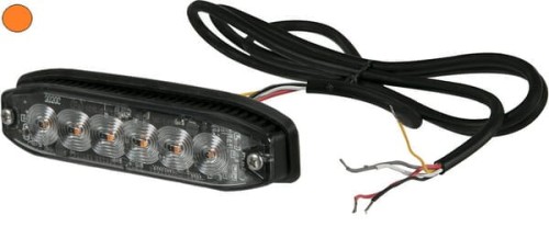 Lampa ostrzegawcza, bursztynowa, 6 LED, TA2 LA20076TA2 - Intertraktor