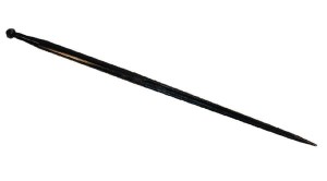 Ząb ładowacza, prosty, profil podwójne T 36x600 mm końcówka szpiczasta z nakrętką M22x1.5 czerwony SHW FT11