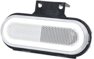 Lampa obrysowa LED, prostokątna, 12-24V, 124x49x20 mm, Kramp LA30154F