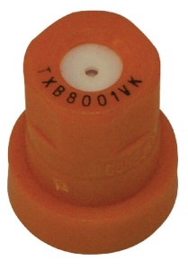 Rozpylacz wirowy o pustym stożku TXB 80° 01 pomarańczowy ceramiczny TeeJet TXB8001VK