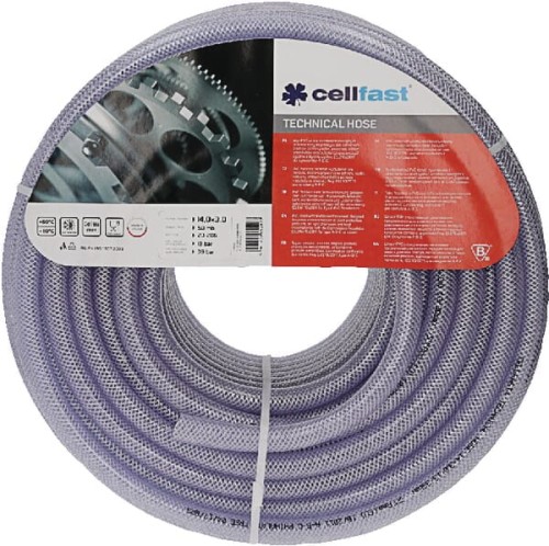 Wąż techniczny PCW Cellfast, T10 14 x 20 mm 90802114300 - Intertraktor
