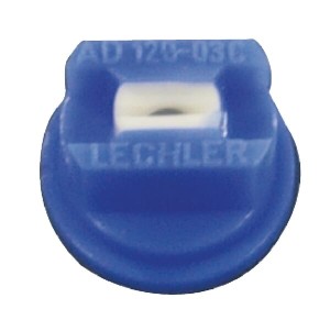 Rozpylacz płaskostrumieniowy AD 120° 03 niebieski ceramiczny Lechler AD12003C
