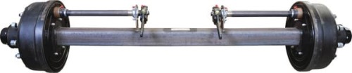 Oś hamulcowa z odlewanym bębnem, czworokąt od 40 do 110 mm A110VI412E2000 - Intertraktor