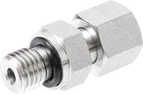 Przyłącze proste z nakrętką i uszczelką M12x1.5 - M12x1.5 8L EGESD8LM12WDGP - Intertraktor