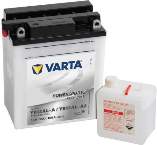 Akumulator 12V 12Ah 160A Powersports Freshpack VARTA 512013016I314PS - Intertraktor