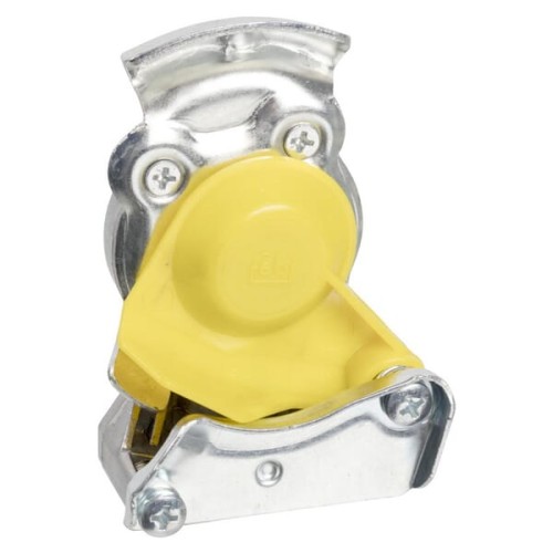 Złącze pneumatyczne automatyczne M22x1.5 żółte T711607 - Intertraktor