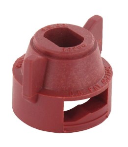 Pokrywka dyszy, bagnet, SW10, czerwony, TeeJet CP502863NY