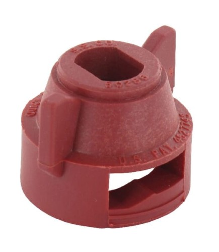 Pokrywka dyszy, bagnet, SW10, czerwony, TeeJet CP502863NY - Intertraktor