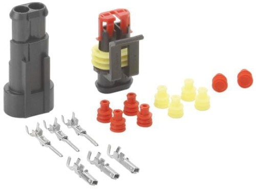Kostka przewodu Super seal kpl. 2-biegunowa 8KW744806801 - Intertraktor