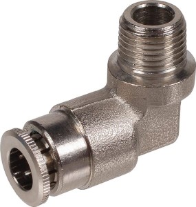 Szybkozłącze kolankowe 90° Ø 4 mm stałe gwint zewnętrzny 1/8" Kramp CLWS4RK18