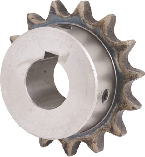 Koło łańcuchowe pojedyncze 15 zębów 5/8" łańcuch 10 B-1 otwór 25 mm Kramp SE581525 - Intertraktor