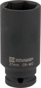 Klucz nasadowy udarowy przedłużany 6-kt. 1/2", 27 mm 1803544627KR
