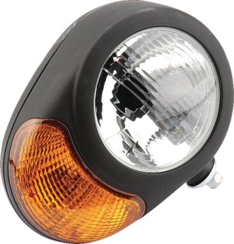 Reflektor okrągły, prawy przykręcany Ø 180 mm z wtyczką Deutsch Cobo 0509180000 - Intertraktor